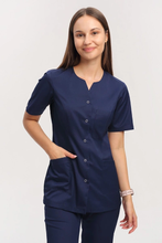 Women`s apron, short (long or short sleeve)